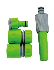 4pc plastic hose nozzle set