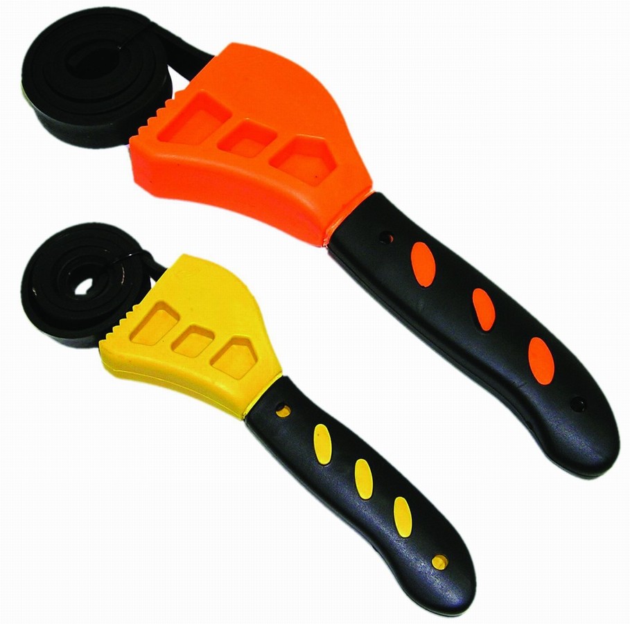 2Pc Strap Wrench Set