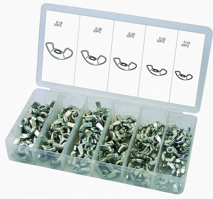 150Pc Wing Nut Assortment