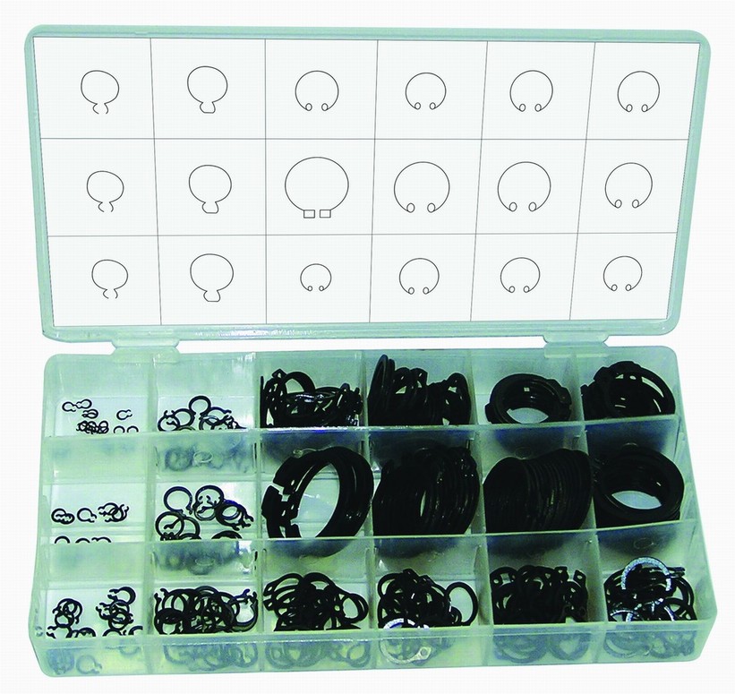 300Pc Retaining Ring Assortment