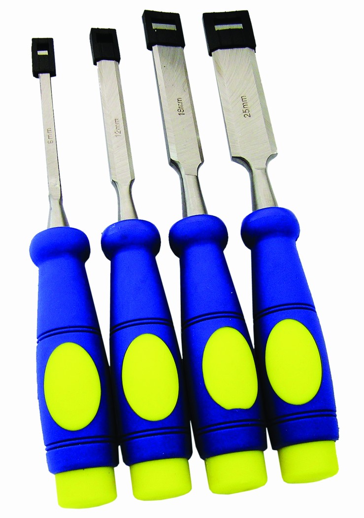 4Pc Wooden Chisel Set