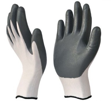 Safety gloves(smooth nitrile)