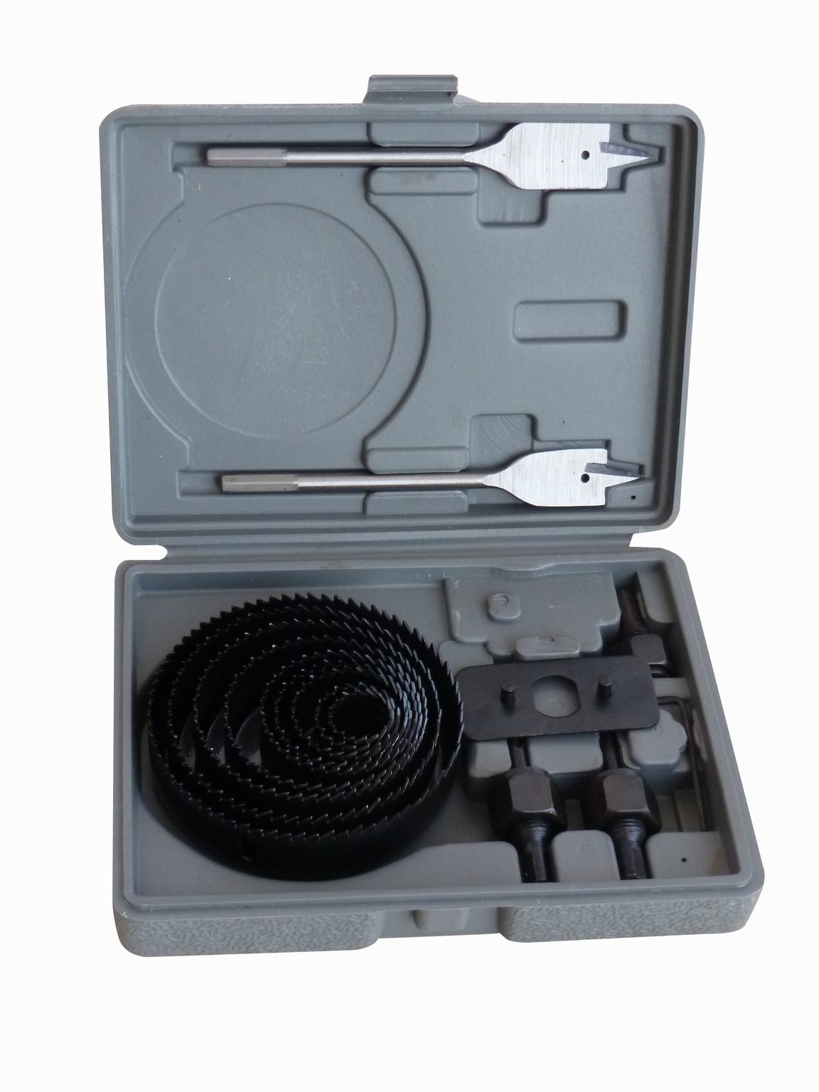 18 PCS Carbon Steel Hole Saw Set