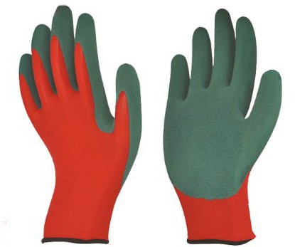 safety gloves（sandy latex)