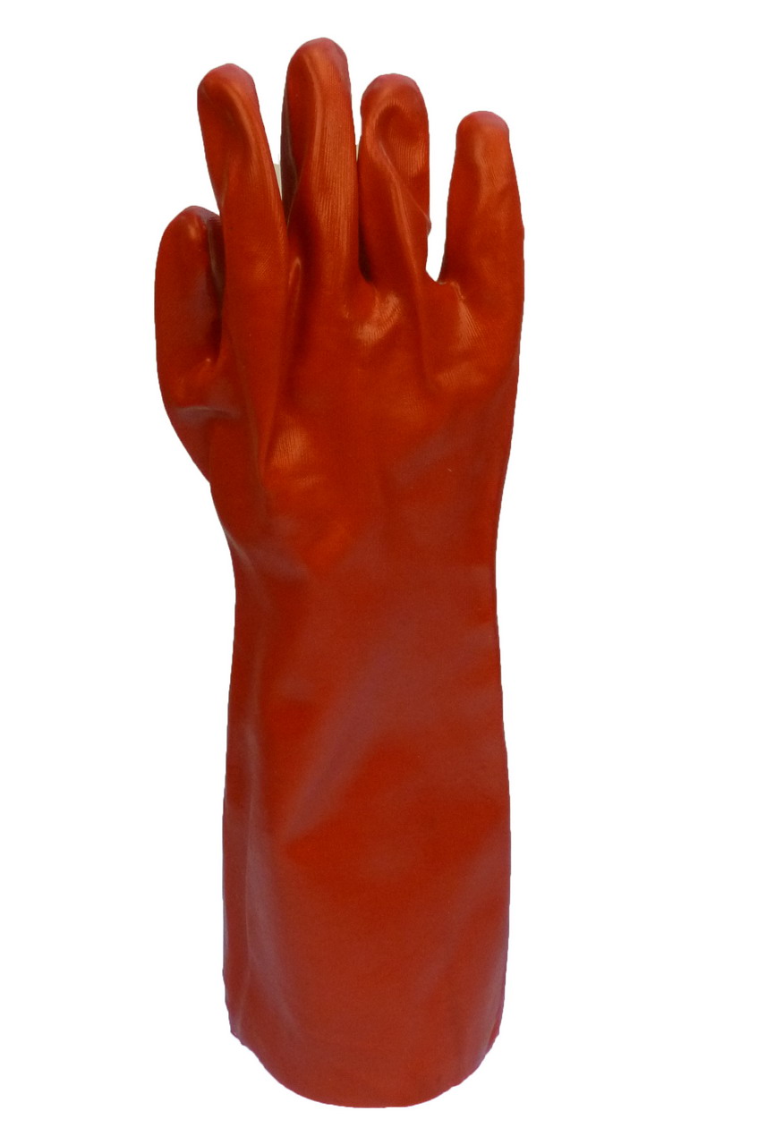 Red PVC Dipped Gloves