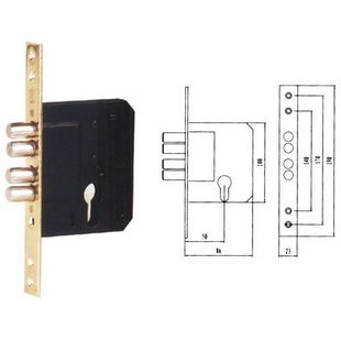 DEADBOLT LOCK BODY