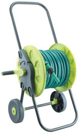 Hose reel w/15m hose, Long handle