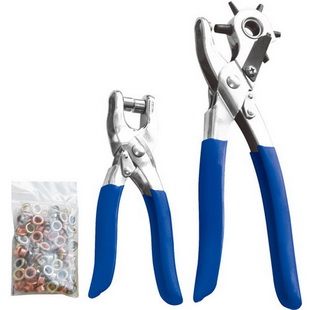 2 PCS PUNCH & EYELET PLIERS SET