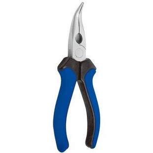 SNIP NOSE PLIERS,BENT JAWS