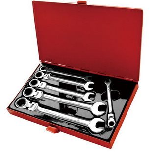 6PCS FLEXSBILE GEAR WRENCH SET