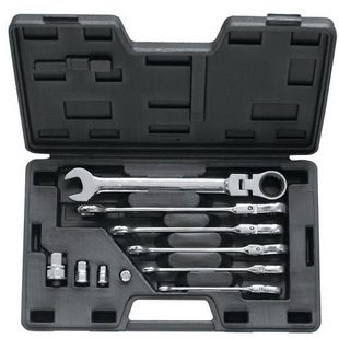 10PCS FLEXIBLE GEAR WRENCH SET