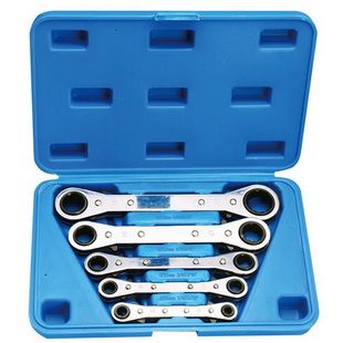 5PCS RATCHET RING SPANNER SET