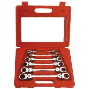 FLEXIBLE DOUBLE RING GEAR WRENCH SET