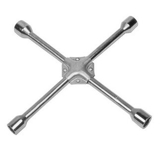 CROSS RIM WRENCH WITH IRON PAD