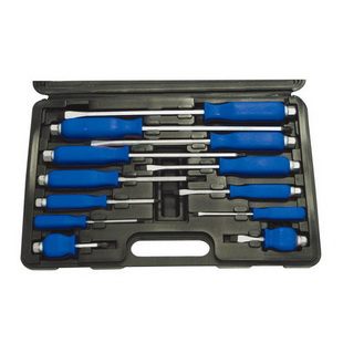 12-PCS. GO-THROUGH SCREWDRIVER SET