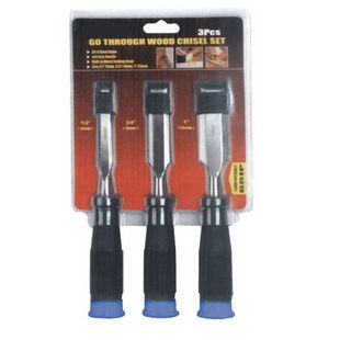 3 PCS STUBBY HANDLE WOOD CHISEL