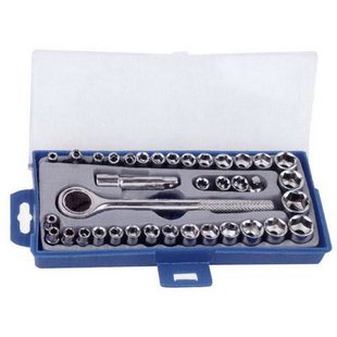 40 PCS 1/4" DR. SOCKETS SET