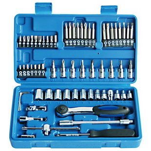 65 PCS 1/4" DR. SOCKETS AND BITS SET