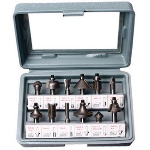 12 pcs. Carbide Router Bits Set