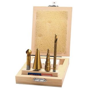 4 PCS COMBINATION DRILL SET