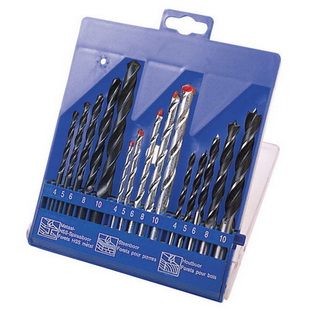 15 PCS COMBINATION DRILL SET