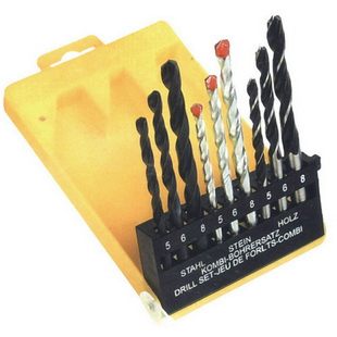 9 PCS COMBINATION DRILL SET