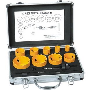 13 PCS BI-METAL HOLE SAW SET