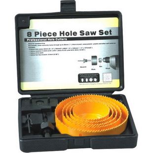 8 PCS HOLE SAW SET