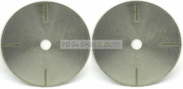 Electroplated Diamond Blade cutting blade DOUBLE SIDE STRAIGHT REINFORCING RIB