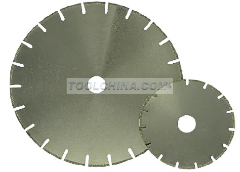 Electroplated Diamond Blade cutting blade with double U type REINFORCING RIB