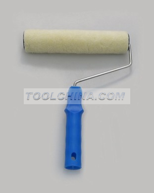 Paint roller frame and cover