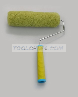 Paint roller frame and cover