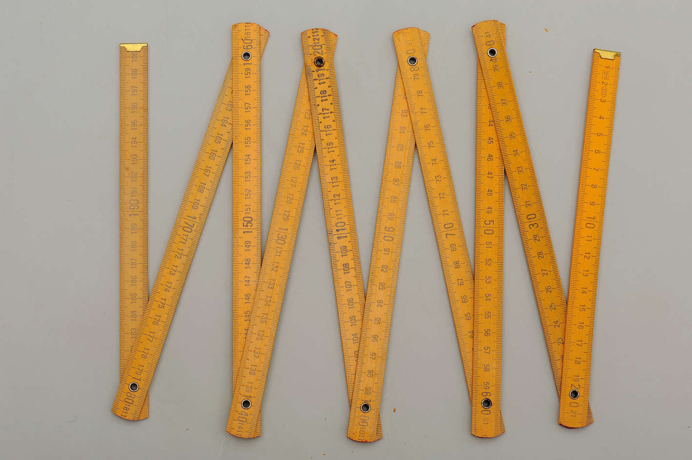 wooden folding ruler