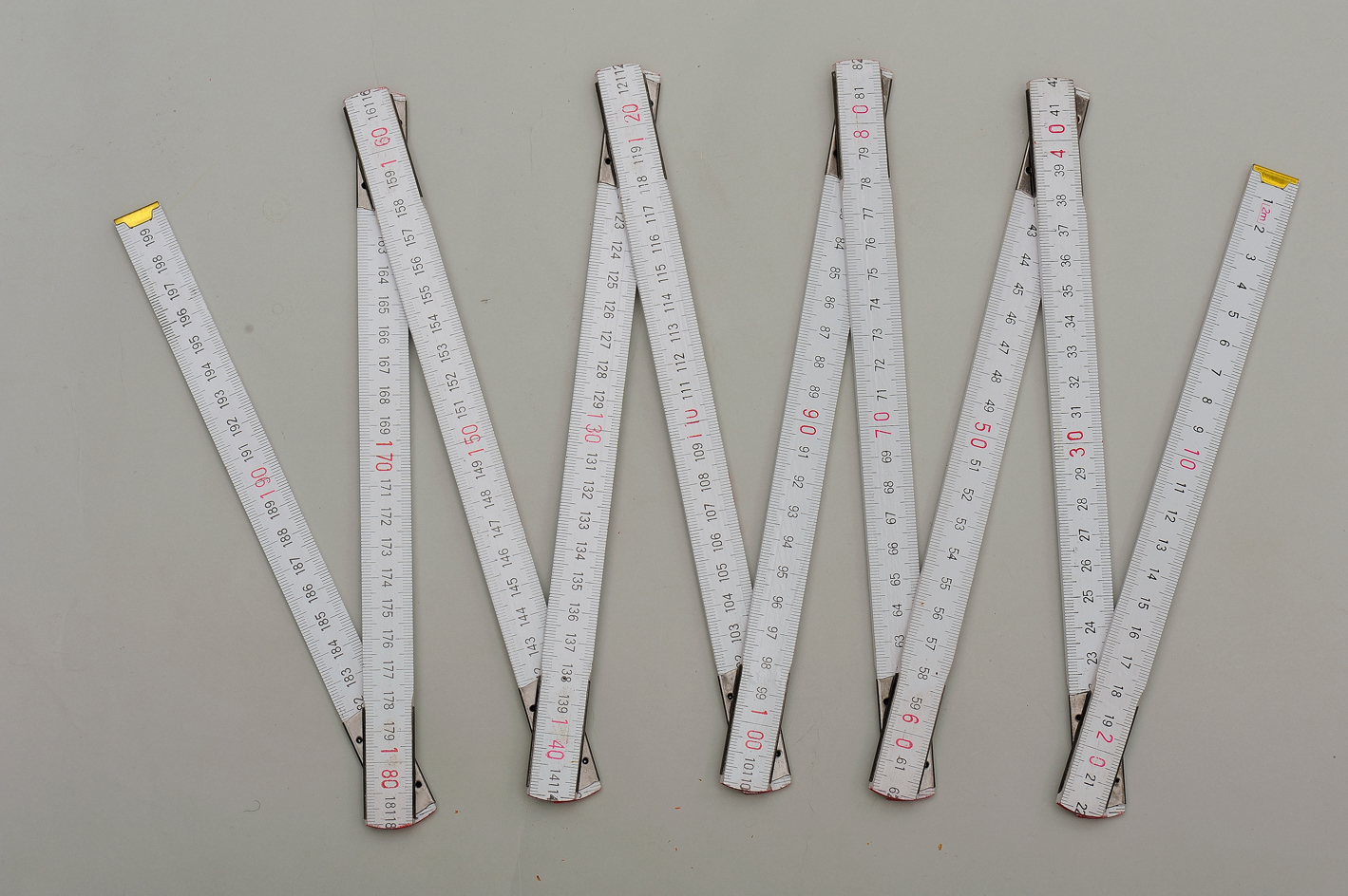 wooden folding ruler